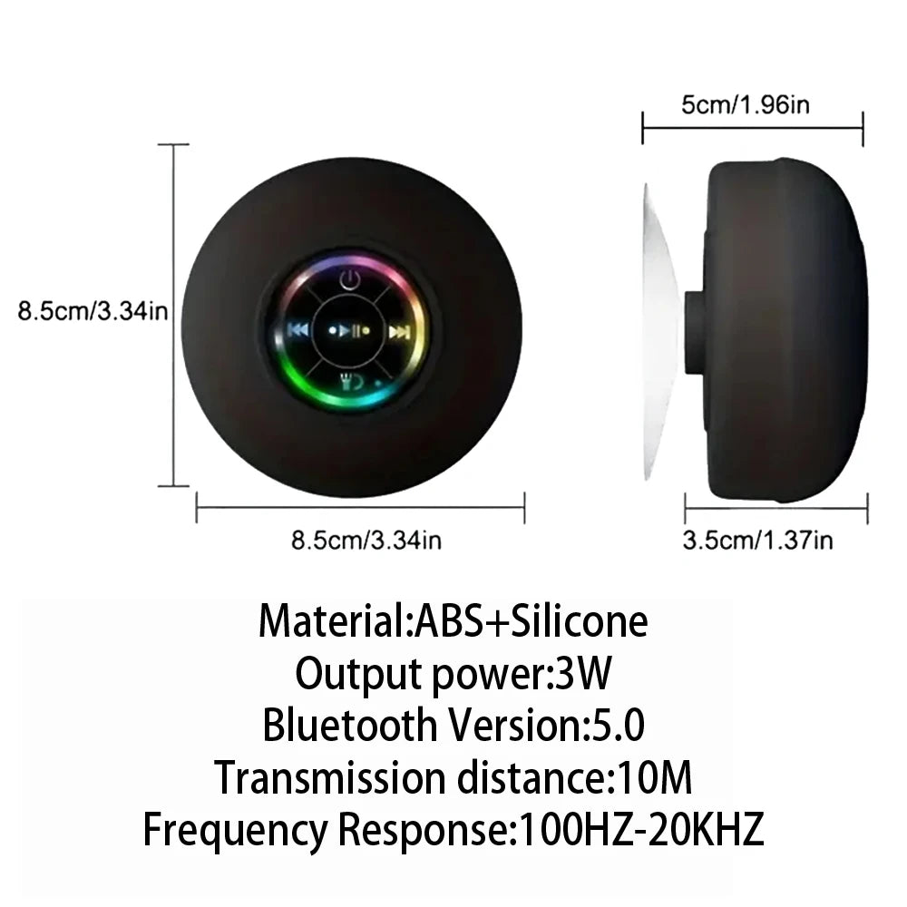 LED Portable Wireless Bluetooth Speaker