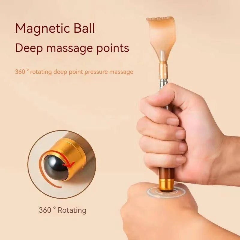 Portable Back Scratcher and Pressure Point Massager